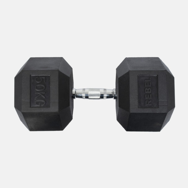 50kg_hexagonal dumbbells_top