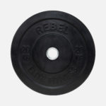 Black rubber bumper plate_20kg