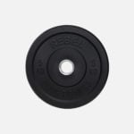 Black rubber bumper plate_5kg Stubby