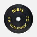 Colour edge bumper plates_15kg