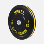 Colour edge bumper plates_15kg_angle