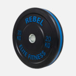 Colour edge bumper plates_20kg_angle