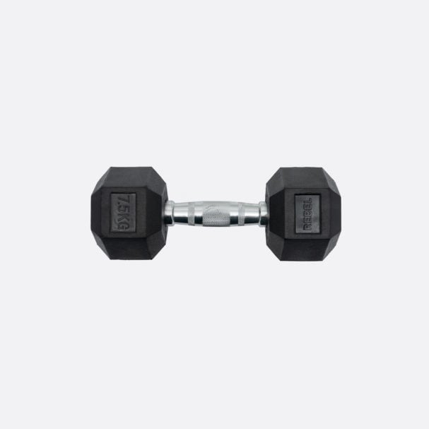 Hexagonal dumbells_7.5kg_top