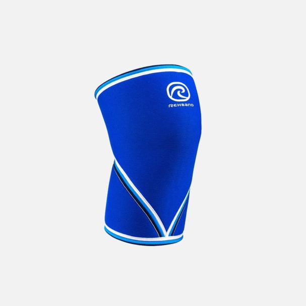 rebel store rehband rx knee sleeve 7mm blue front