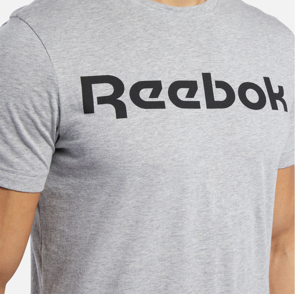 Reebok Men's Vector Logo T-Shirt Black - REBEL Store