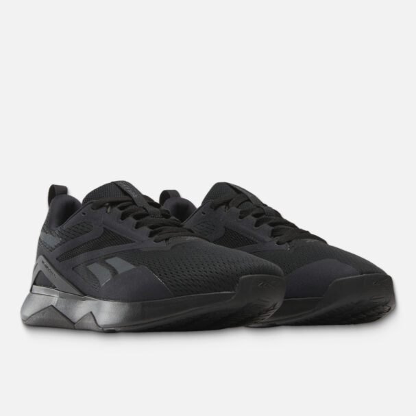 Full black reebok clearance shoes