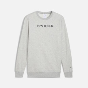 PUMA x HYROX Men’s Heavyweight Crewneck Light Grey