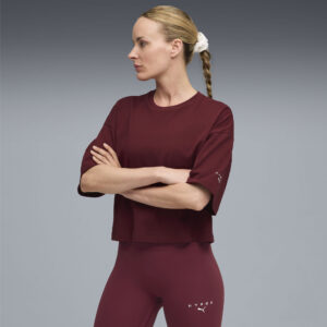 PUMA x HYROX Women’s City Lifestyle T-Shirt Ruby Shimmer - Image 4