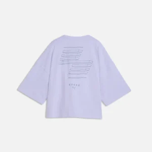 PUMA x HYROX Women’s Cropped Lifestyle T-Shirt Light Lavender - Image 3