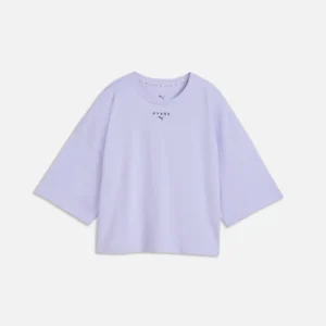 PUMA x HYROX Women’s Cropped Lifestyle T-Shirt Light Lavender - Image 1