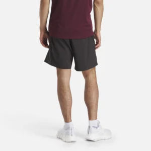 Reebok Men's Workout Ready Woven Shorts Black - Image 5