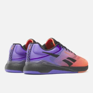 Reebok Nano X5 Unisex Training Shoes White/Orange/Purple - Image 3