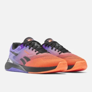 Reebok Nano X5 Unisex Training Shoes White/Orange/Purple