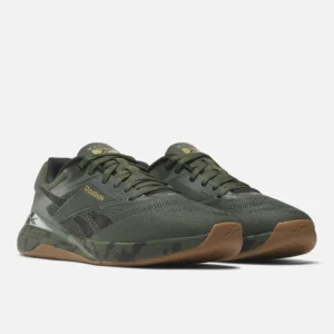 Reebok Nano X5 Men's Training Shoes Grit Green/Black/Khaki Brown