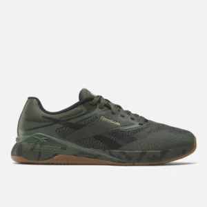 Reebok Nano X5 Men's Training Shoes Grit Green/Black/Khaki Brown - Image 4