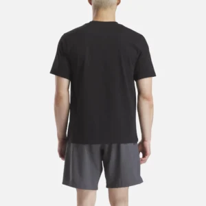 Reebok Men's Harold Crewneck T-Shirt Black - Image 4