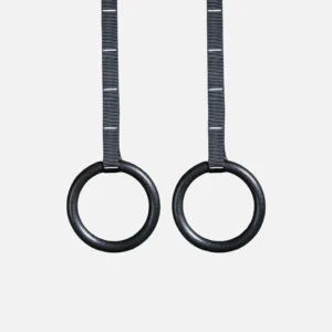 REBEL Plastic Gymnastic Rings 28mm with Carabiner Attachments - Image 1