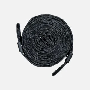 REBEL Wooden Gymnastic Rings 32mm with Carabiner Attachments - Image 4