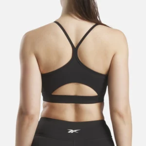 Reebok Women's Kendal Core Strappy Bra Black - Image 4