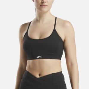 Reebok Women's Kendal Core Strappy Bra Black - Image 3
