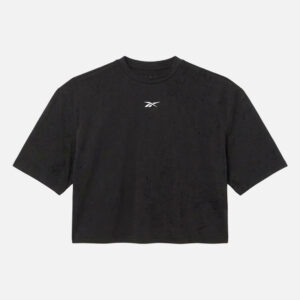 Reebok Women's Lux Batwing Graphic T-Shirt Black