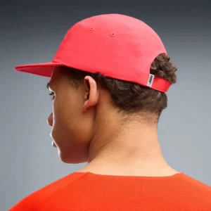 PUMA Essentials Running 5-Panel Cap Ultra Red - Image 4
