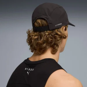 PUMA x HYROX Running 5-Panel Cap Black - Image 4