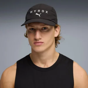 PUMA x HYROX Running 5-Panel Cap Black - Image 2