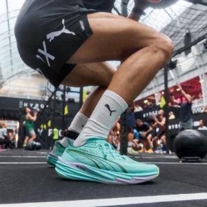 PUMA x HYROX Deviate Nitro 4 Men's Training Shoes Intense Mint/Light Lavender - Image 2