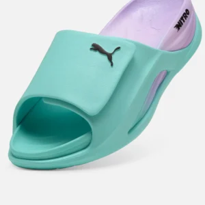 PUMA x HYROX NITROCAT Slides Mint/Lavender - Image 5