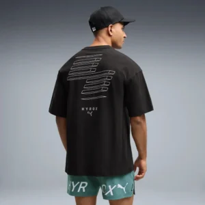 PUMA x HYROX Lifestyle Oversize Men's T-Shirt Black - Image 4