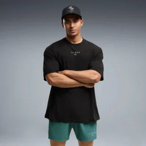PUMA x HYROX Lifestyle Oversize Men's T-Shirt Black - Image 5