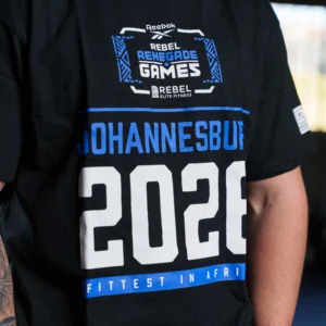 Renegade Games 2026 Men's Athlete T-Shirt Black - Image 2