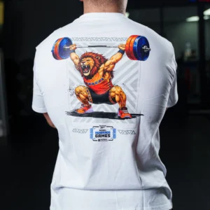 Renegade Games 2026 Men's Lion T-Shirt White - Image 2
