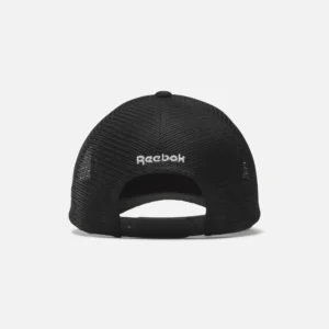 Reebok Woven Piped Snapback Cap Black - Image 2
