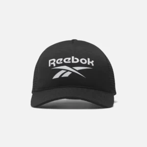 Reebok Woven Piped Snapback Cap Black - Image 1