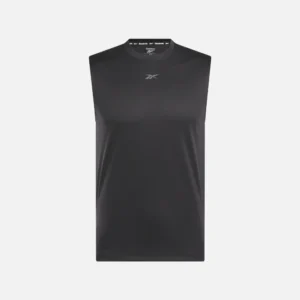 Reebok Men's ID Train Sleeveless Tech T-Shirt Black - Image 1
