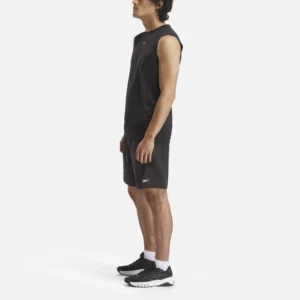 Reebok Men's ID Train Sleeveless Tech T-Shirt Black - Image 2
