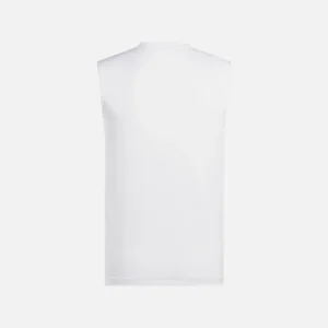 Reebok Men's ID Train Sleeveless Tech T-Shirt White - Image 3