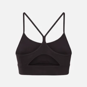 Reebok Women's Tri-Back Workout Bra Printed Black - Image 3