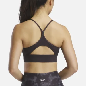 Reebok Women's Tri-Back Workout Bra Printed Black - Image 4