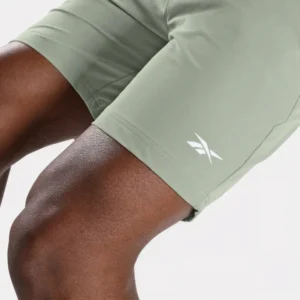 Reebok Men's ID RBK Training 7" Woven Short Hazy Green - Image 2