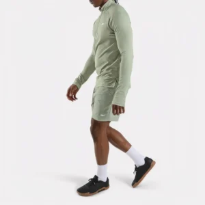 Reebok Men's ID RBK Training 7" Woven Short Hazy Green - Image 4