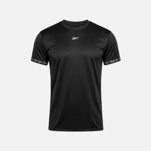 Reebok Men's Training SS T-Shirt Black - Image 1