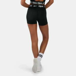 Reebok Women's ID Train Ruched Booty Shorts Black - Image 5