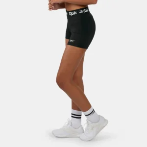 Reebok Women's ID Train Ruched Booty Shorts Black - Image 6